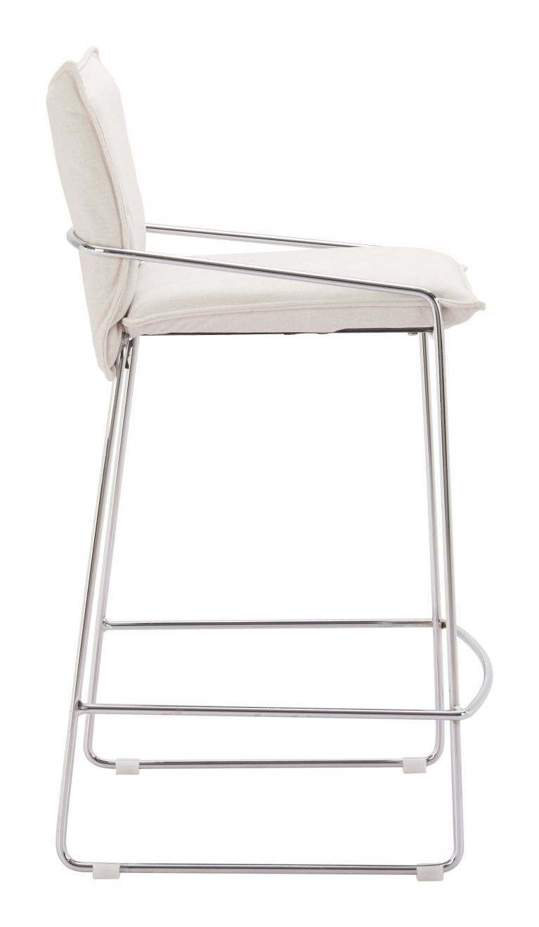 Pola Faux Leather Counter Stool
