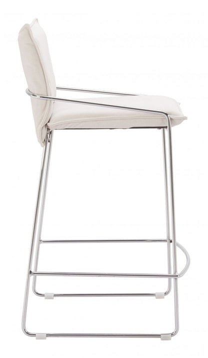Pola Faux Leather Counter Stool