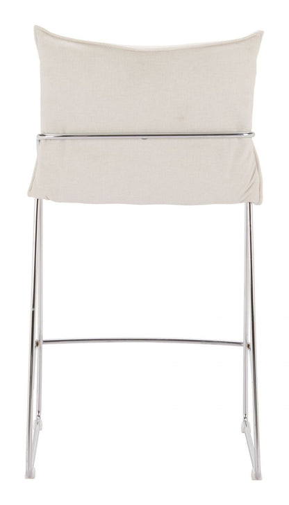 Pola Faux Leather Counter Stool