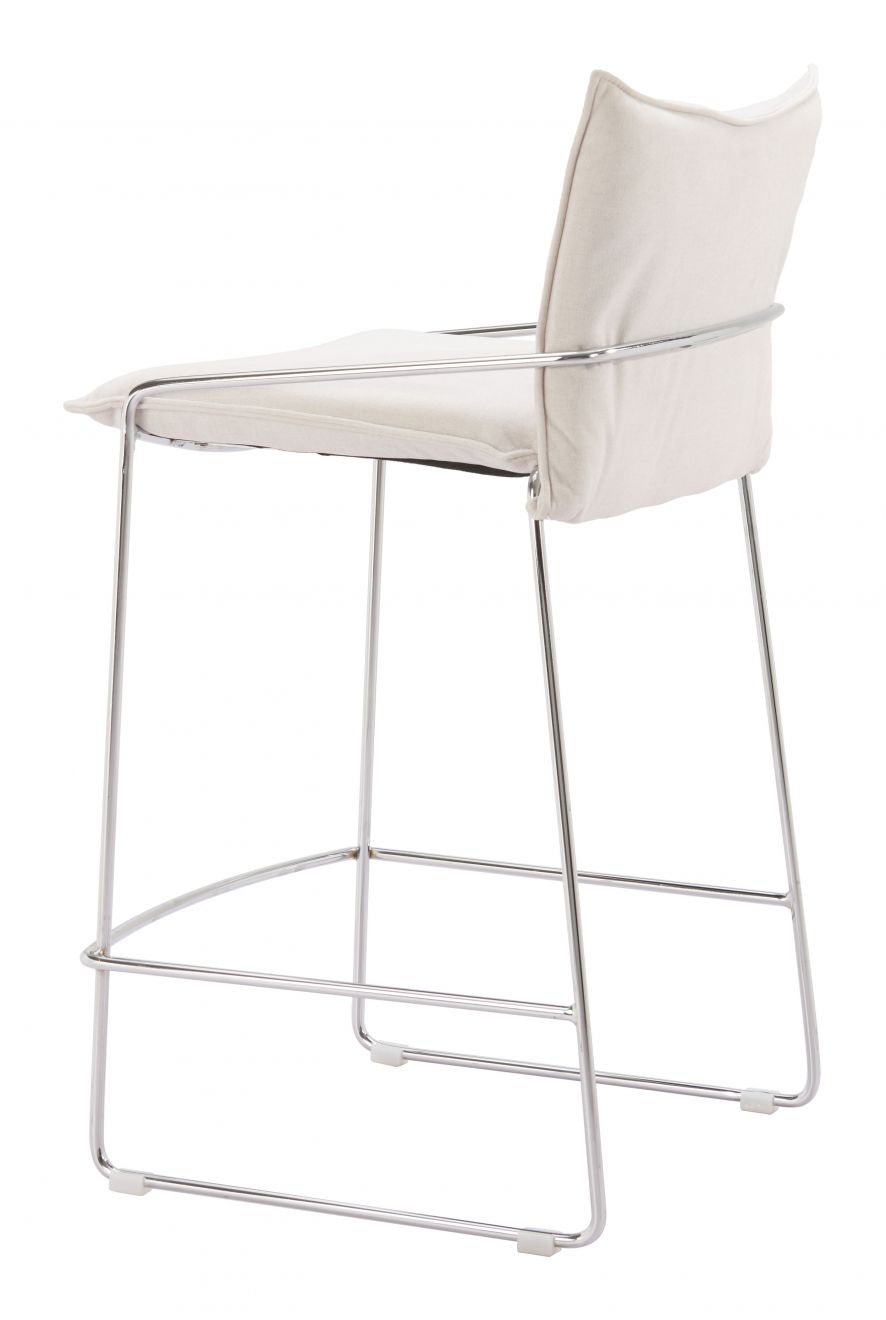 Pola Faux Leather Counter Stool