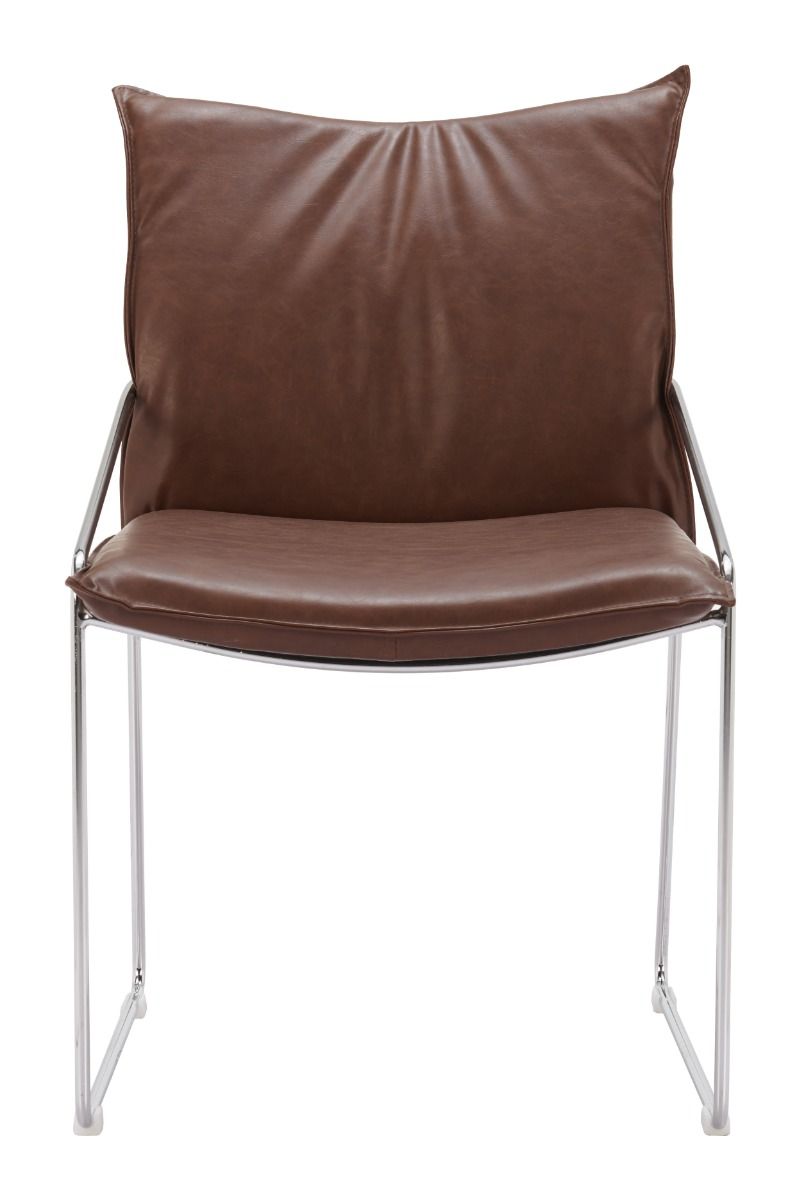 Pola Faux Leather Dining Chair 2PC
