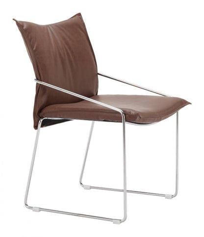 Pola Faux Leather Dining Chair 2PC