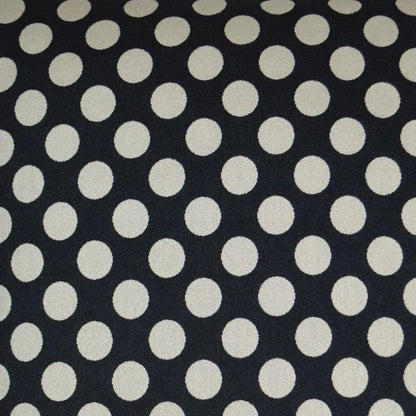 Polka Dots Black Throw Pillow With Insert