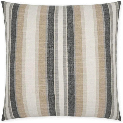 Ponce Western Chic Stripes Tan Large Throw Pillow