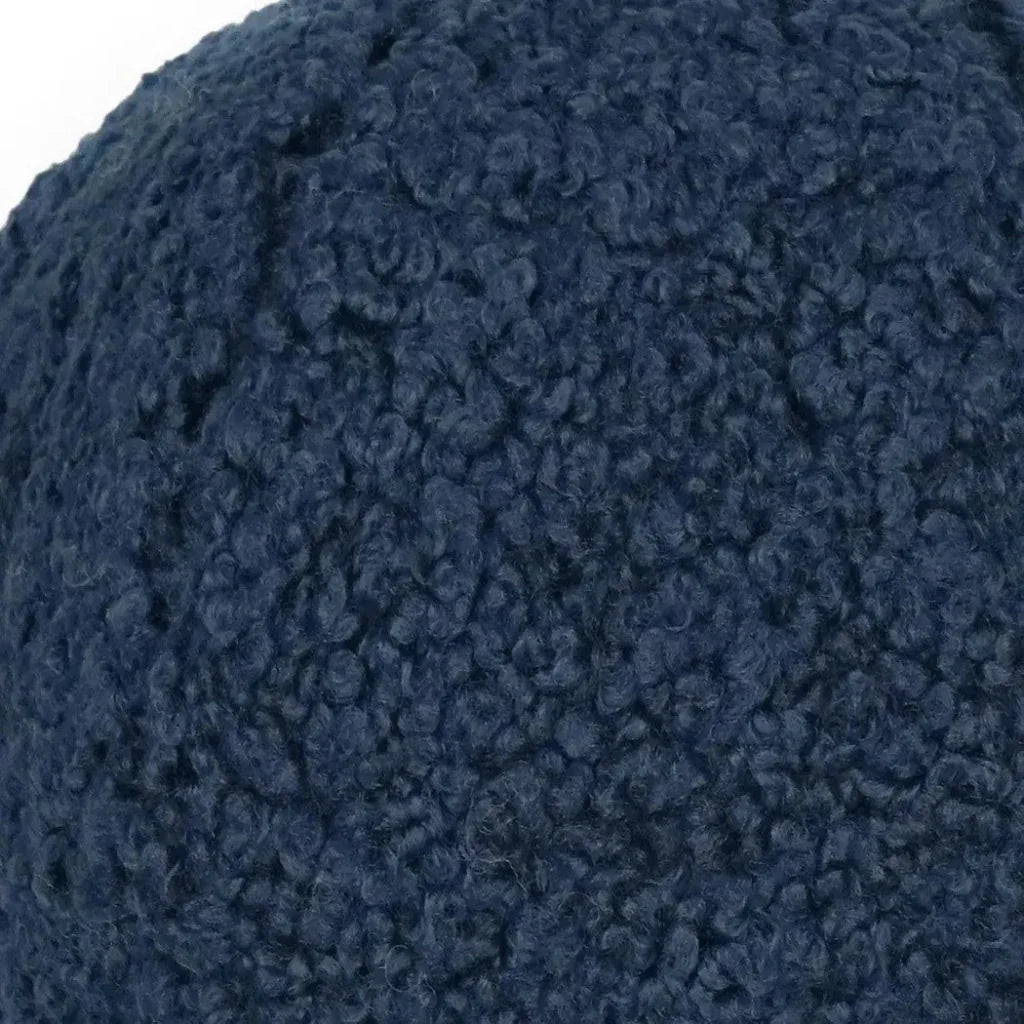 Poodle Ball 10" Navy Blue Throw Pillow Insert