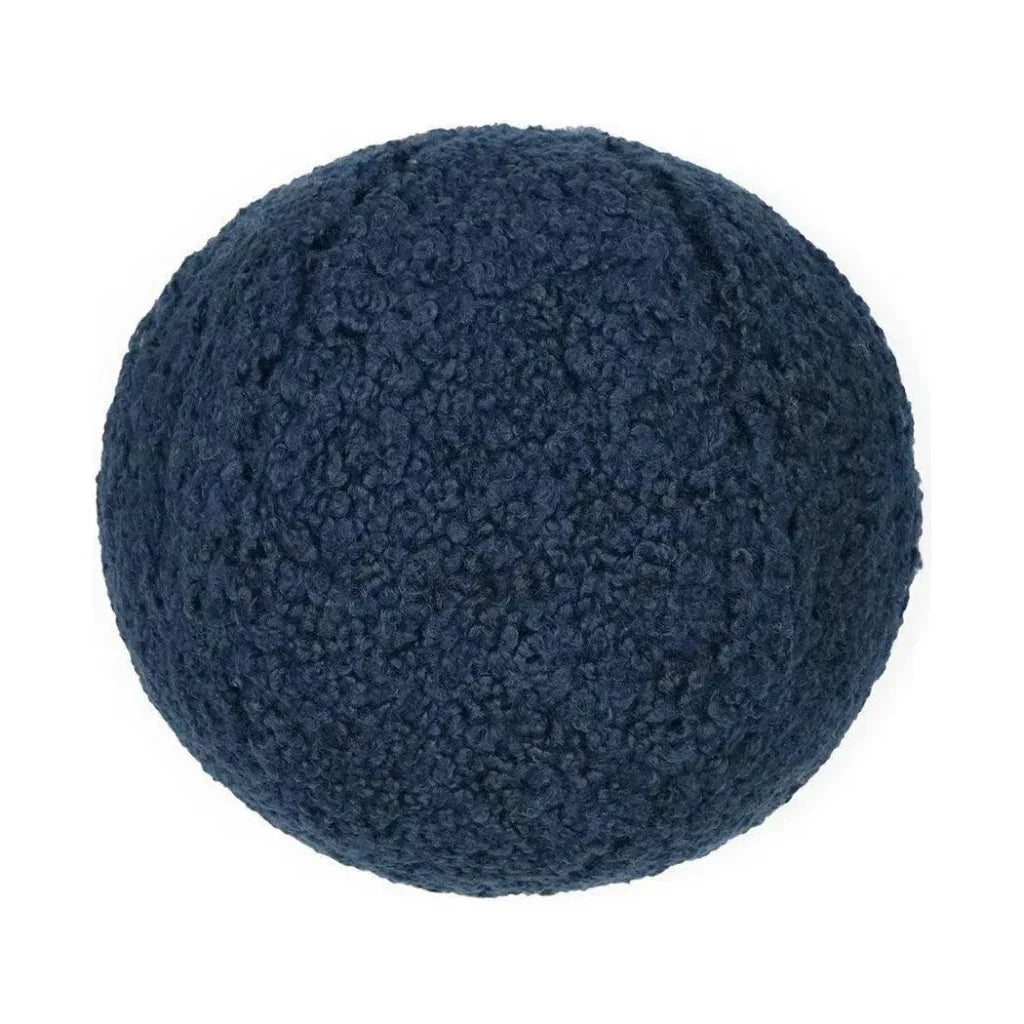 Poodle Ball 10" Navy Blue Throw Pillow Insert