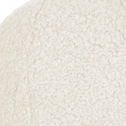 Poodle Ball Ivory Throw Pillow With Insert