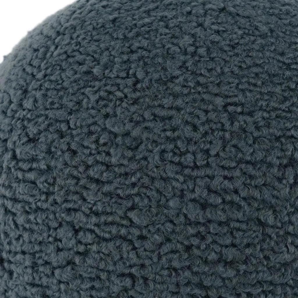 Poodle Ball Mineral Grey Throw Pillow Insert