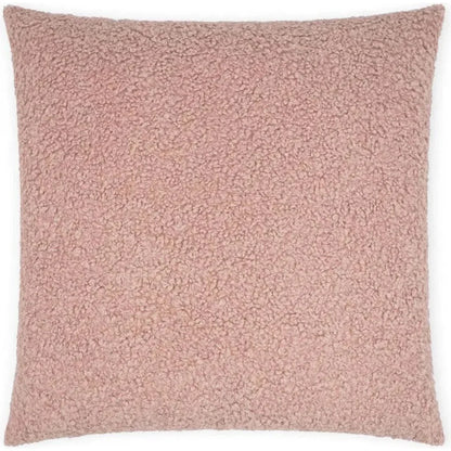 Poodle Blush Pink Throw Pillow With Insert