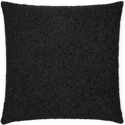 Poodle Jet Black Throw Pillow With Insert
