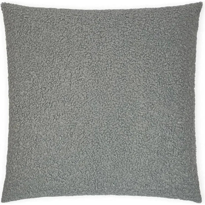 Poodle Pewter Grey Throw Pillow With Insert