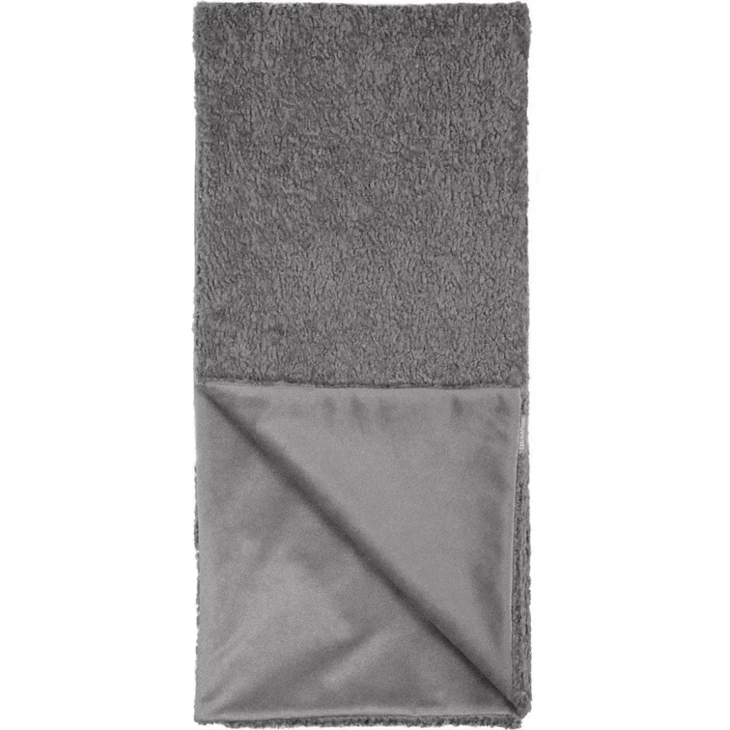 Poodle Throw - Grey