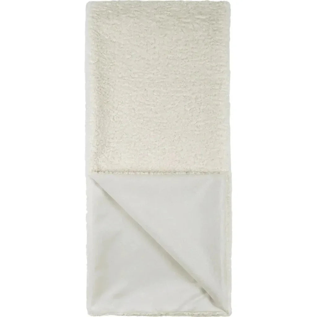 Poodle Throw - Ivory