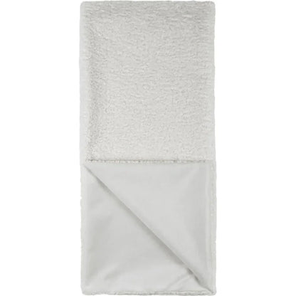 Poodle Throw - White
