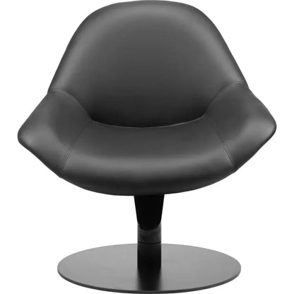 Poole Wood & Steel Black Accent Chair