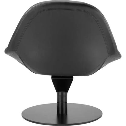 Poole Wood & Steel Black Accent Chair