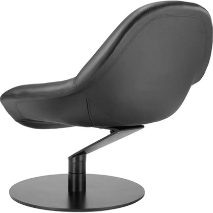 Poole Wood & Steel Black Accent Chair