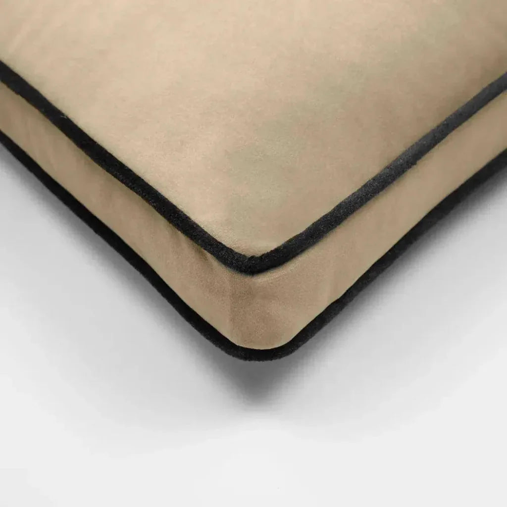 Posh Box Latte Solid Taupe Large Throw Pillow Insert