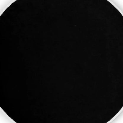 Posh Circle Black Throw Pillow With Insert