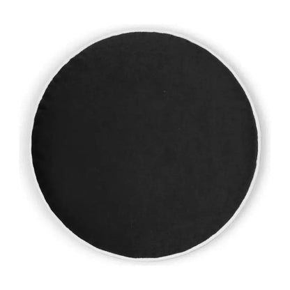 Posh Circle Charcoal Black Throw Pillow Insert