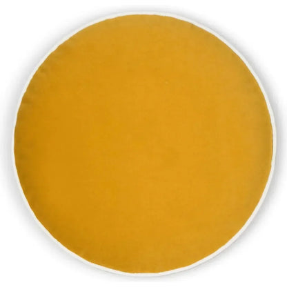 Posh Circle Mustard Yellow Throw Pillow Insert