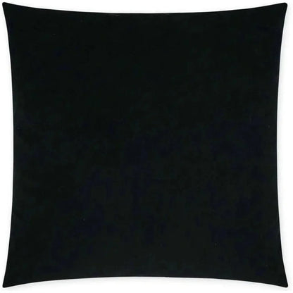 Posh Duo Black Solid Black Large Throw Pillow Insert