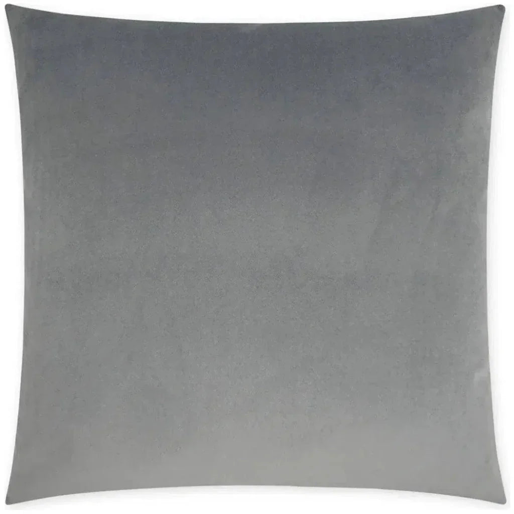 Posh Duo Grey Solid Grey Large Throw Pillow Insert