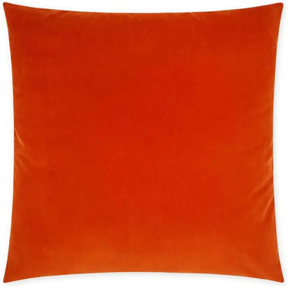 Posh Duo Orange Solid Orange Large Throw Pillow Insert