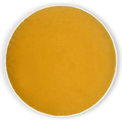 Posh Mustard Solid Yellow Large Throw Pillow Insert