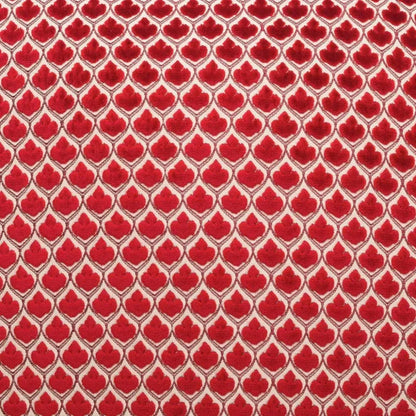 Posh Red Throw Pillow With Insert