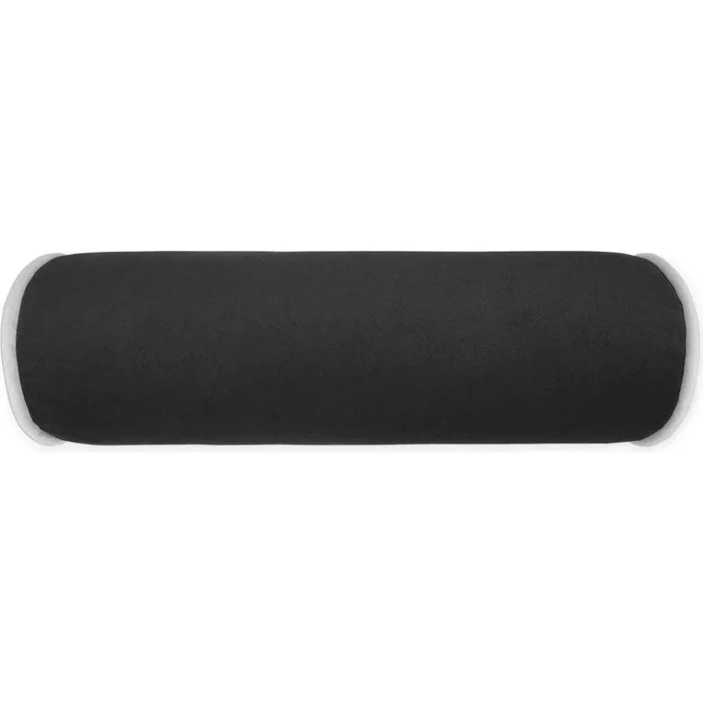 Posh Roll Charcoal Black Throw Pillow Insert