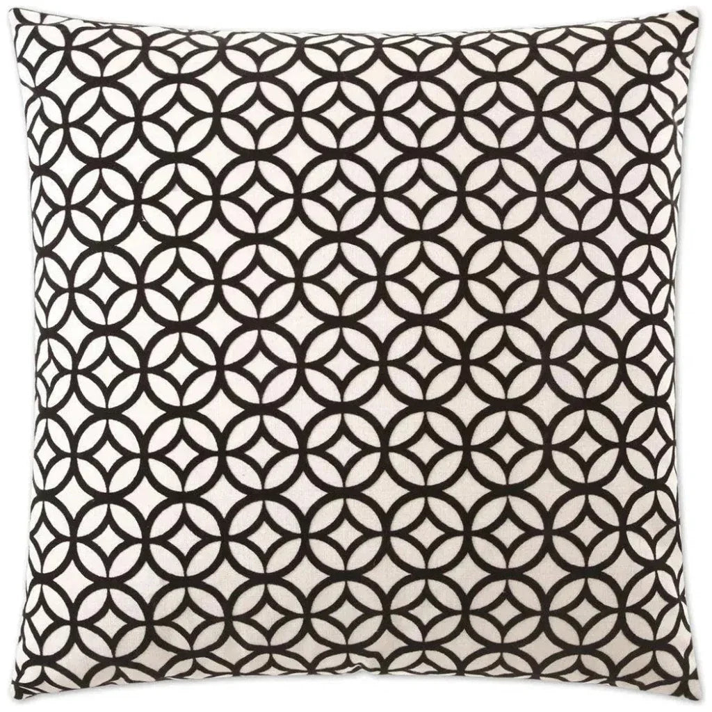 Prisim Black Throw Pillow With Insert