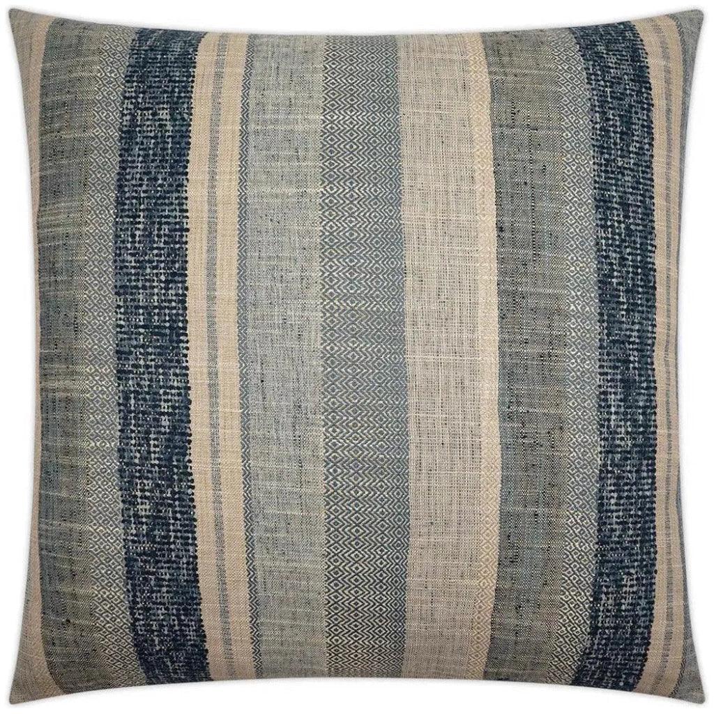 Prologue Indigo Stripes Blue Large Throw Pillow Insert