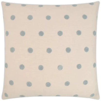Puff Dotty Pink Throw Pillow With Insert