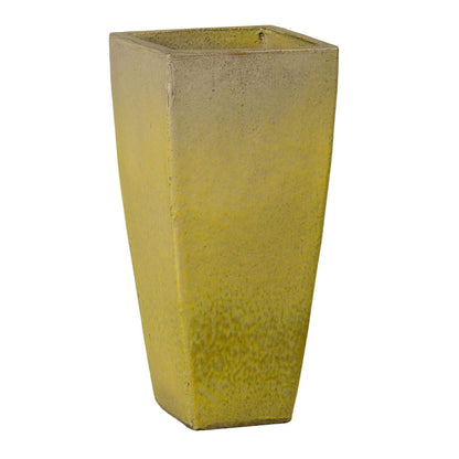 Quad Square Yellow Outdoor Planter