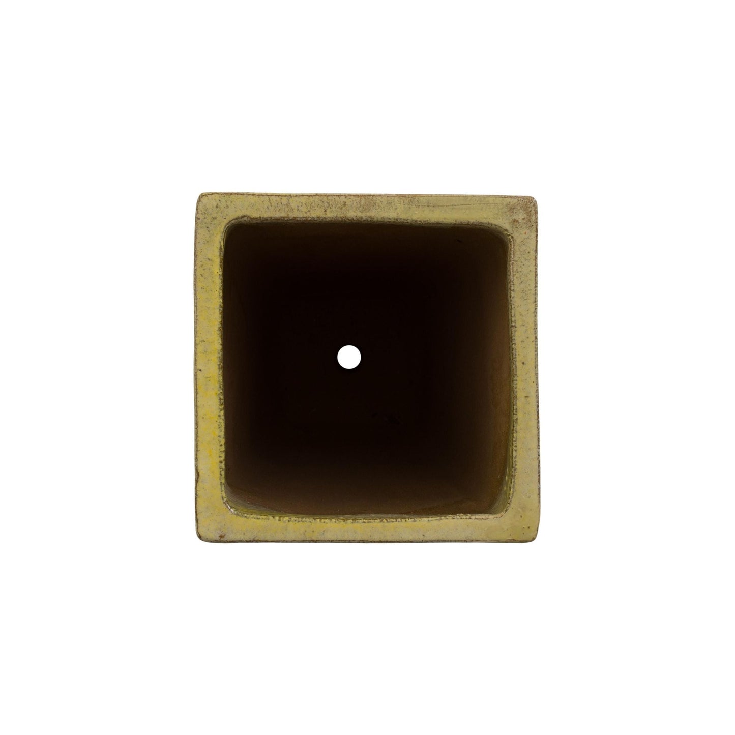 Quad Square Yellow Outdoor Planter