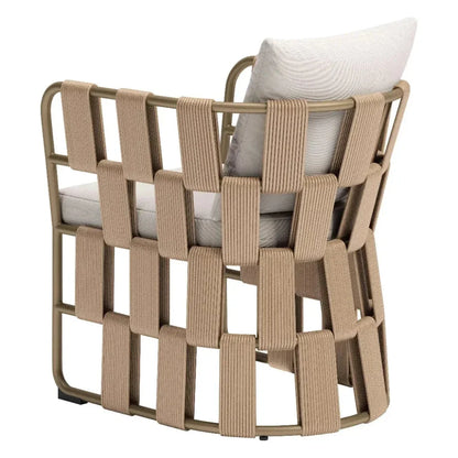 Quadrat White Dining Arm Chair