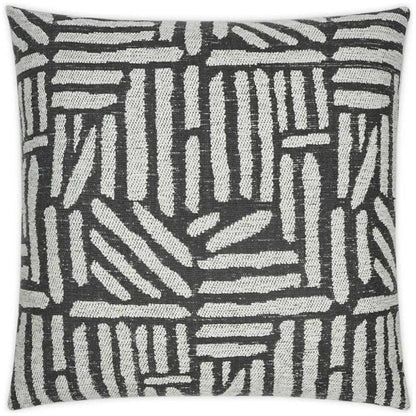 Quinn Coal Global Grey Large Throw Pillow Insert