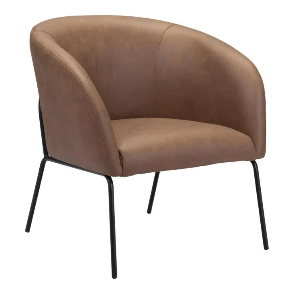 Quinten Steel Frame Accent Chair