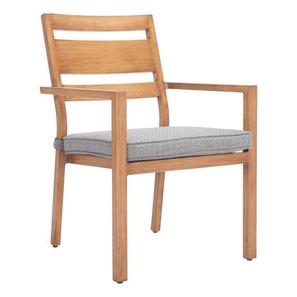Rader Olefin Fabric Outdoor Dining Chair 2PC