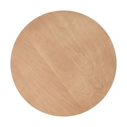 Radiant Natural Wooden Round Side Table