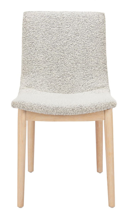 Raha Grey Textured Fabric Dining Chair 2PC
