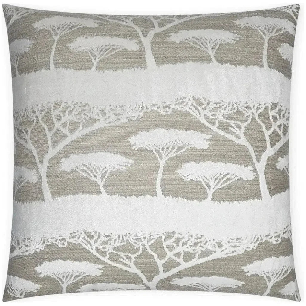 Raintree Floral Tan Taupe Large Throw Pillow Insert