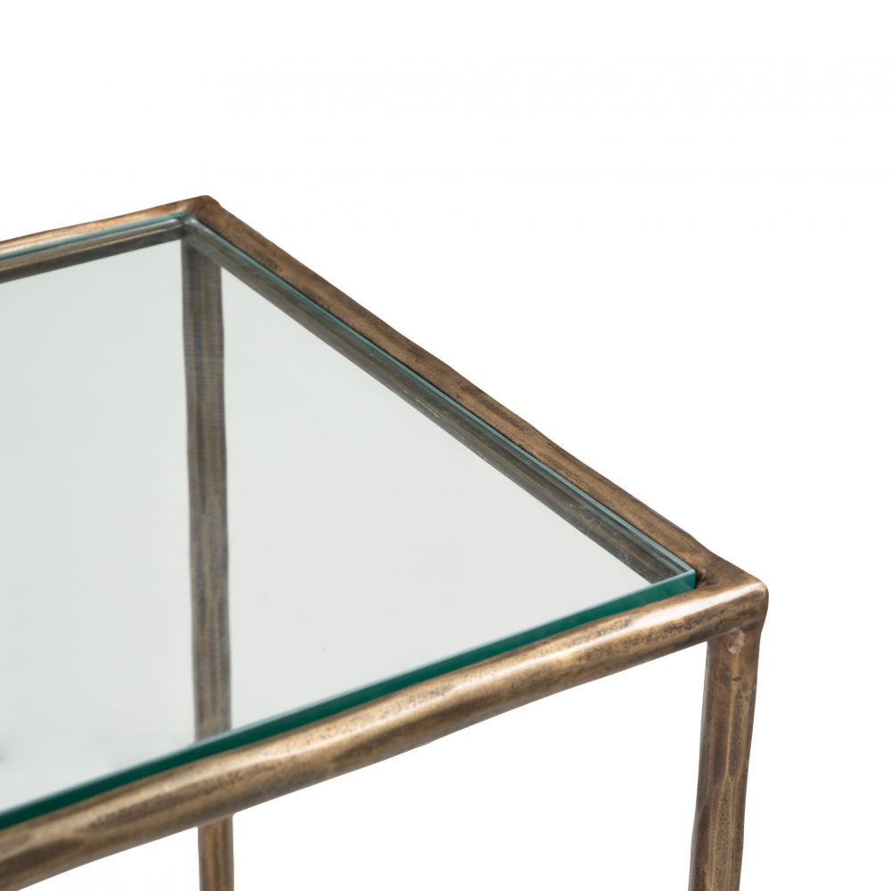 Ranol Glass Top Rectangular Console Table