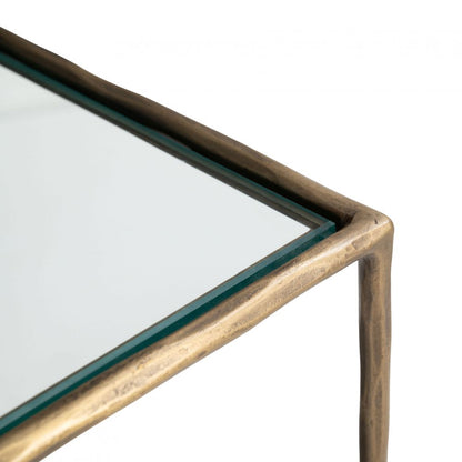 Ranol Glass Top Square Side Table