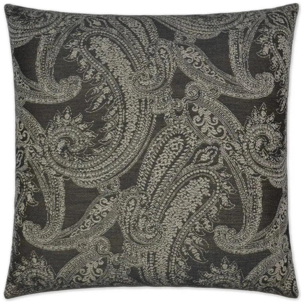 Ravel Grey Throw Pillow With Insert