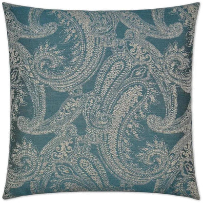 Ravel Turquoise Throw Pillow With Insert