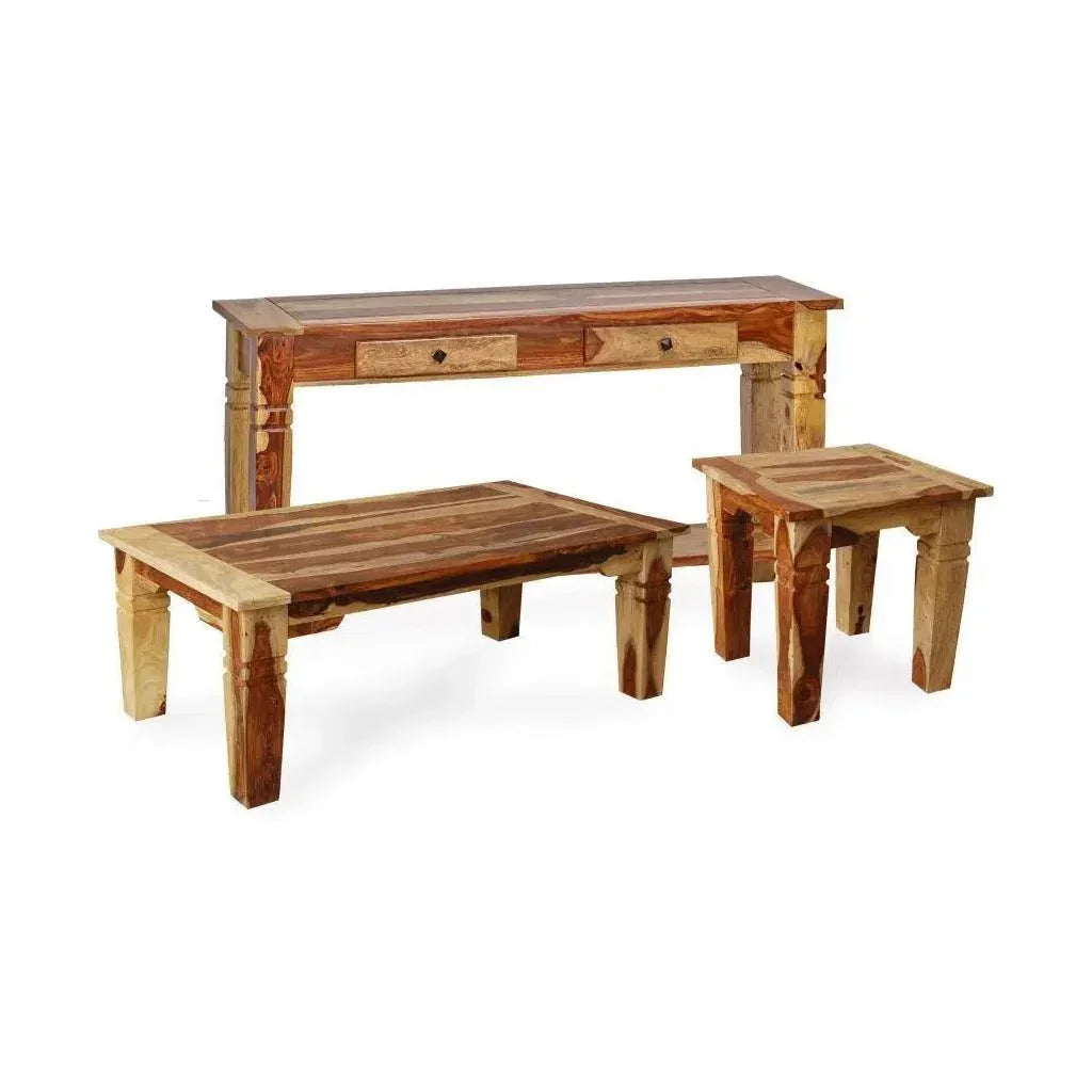 Raven Wood Square Lamp Table
