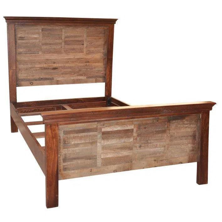 Ravia Wooden Brown Bed Frame