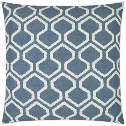 Raw Edges Capri Blue Throw Pillow Insert